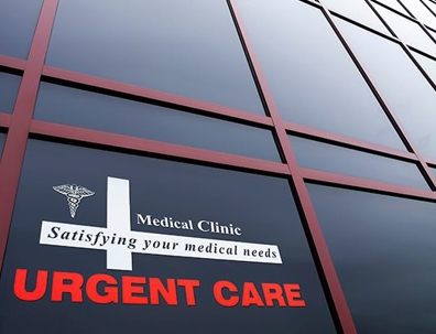 An exterior of a urgent care.